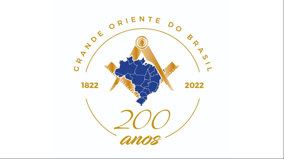 Logomarca dos 200 anos do Grande Oriente do Brasil - GOB